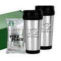 Stainless Tumbler Coffee Gift Set - Green